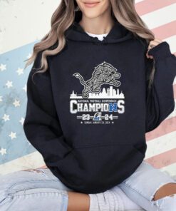 NFC Champions 2023 2024 Detroit Lions T-shirt