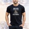 Never underestimate a woman who grew up in California shirt