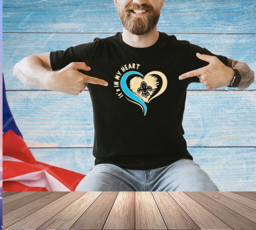 New Orleans Saints it’s in my heart T-shirt