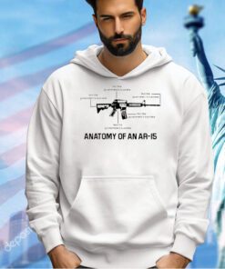 Not the governments business anatomy of an ar15 T-shirt