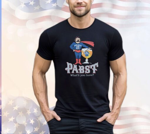 Pabst Cool Blue What’ll You Have Shirt