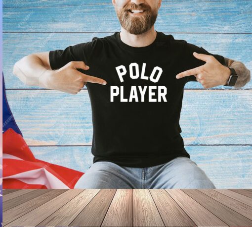Polo player T-shirt