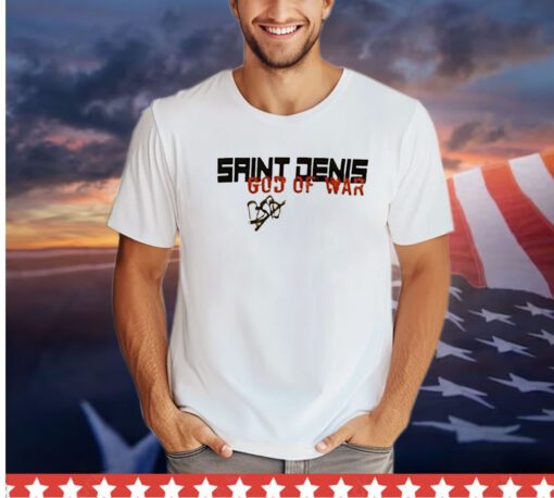 President Macron Saint Denis God Of War Shirt