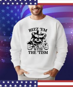 Raccoon rizz ’em with the ’tism shirt