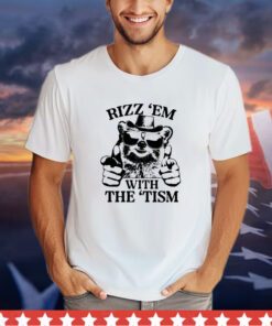 Raccoon rizz ’em with the ’tism shirt