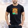 Raccoon with a dumpter fire trashzilla vintage shirt