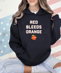 Red bleeds orange T-shirt
