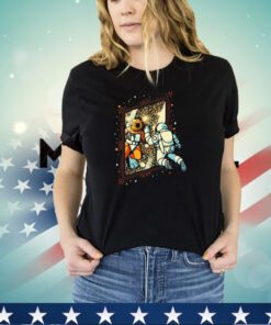 Scuba diver astronaut painting shirt