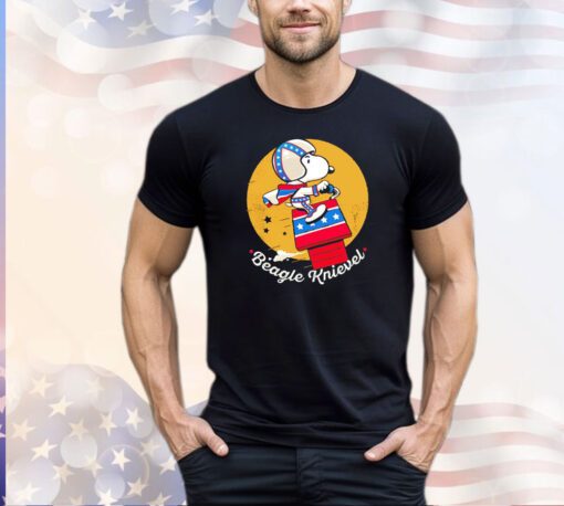 Snoopy Peanuts Beagle knievel shirt