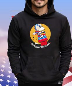 Snoopy Peanuts Beagle knievel shirt