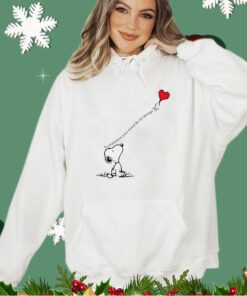 Snoopy Peanuts sometimes you need to let things go shirt