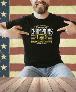 South Dakota State Jackrabbits Back-To-Back Fcs Football National Champions Shirt