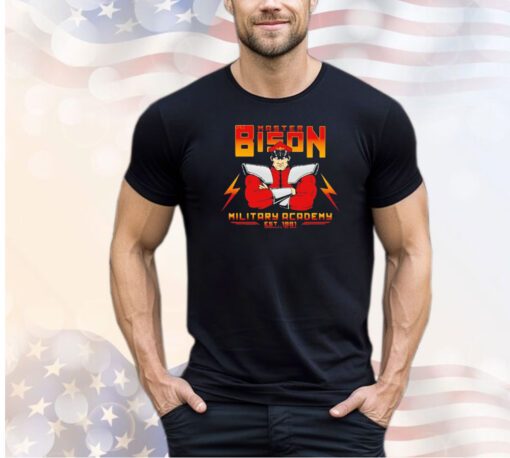 Street Fighter Master Bison Military Academy est 1991 Mriganka Island shirt