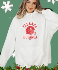 Talanoa Hufanga San Francisco Helmet Font shirt