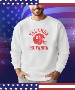 Talanoa Hufanga San Francisco Helmet Font shirt