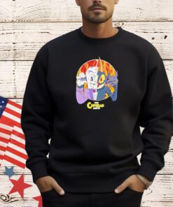 The Cuphead Show King Dice And The Devil Split T-shirt