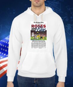 The Michigan Daily Rose Are Blue Front Cover TShirt
