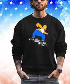 The Simpsons kiss my hairy yellow but shirt