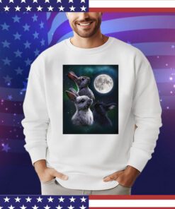 Three bunny moon shirt