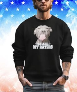 To all my haters Pitbull shirt
