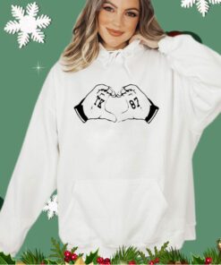 Travis Kelce heart hand shirt
