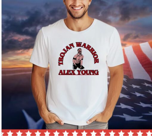 Trojan Warrior Alex Young win lose or draw collection shirt