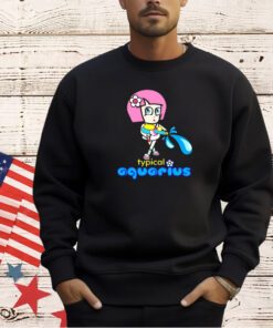 Typical aquarius starlet stripes T-shirt