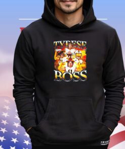 Tyrese Boss Wyoming Cowboys football graphic poster shirt