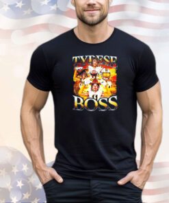 Tyrese Boss Wyoming Cowboys football graphic poster shirt