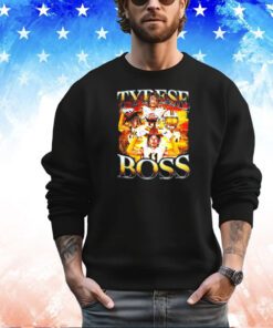 Tyrese Boss Wyoming Cowboys football graphic poster shirt