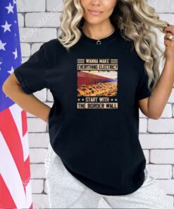 Wanna make everything electric start with the border wall T-shirt