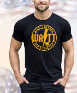 Watt High Voltage 2024 World Tour vintage shirt