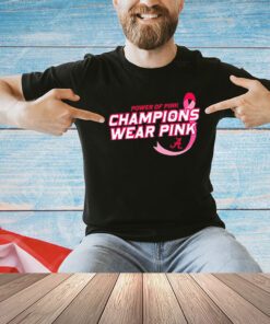 Alabama Crimson Tide Youth Power of Pink Champions Wear Pink shirt