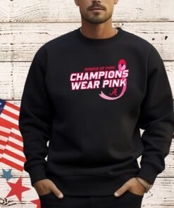 Alabama Crimson Tide Youth Power of Pink Champions Wear Pink shirt