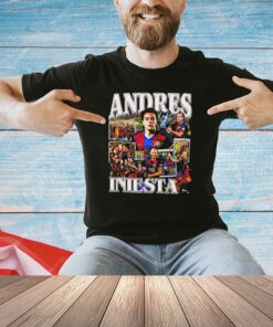 Andres Iniesta FC Barcelona graphic poster shirt