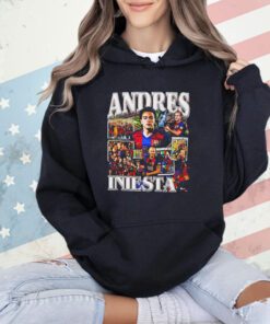 Andres Iniesta FC Barcelona graphic poster shirt