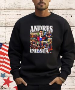 Andres Iniesta FC Barcelona graphic poster shirt