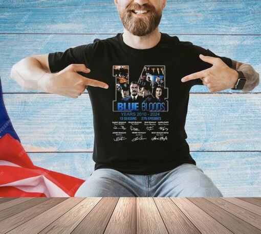 Blue Bloods 14 Years Of The Memories T-Shirt