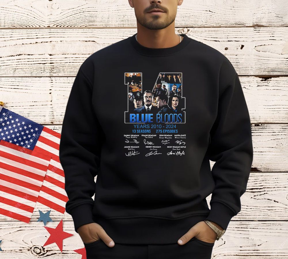 Blue Bloods 14 Years Of The Memories T-Shirt
