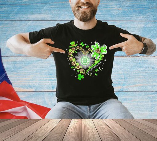 Boston Celtics in heart St Patrick’s Day shirt