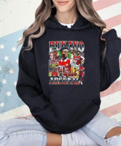 Bukayo Saka Arsenal FC graphic poster shirt
