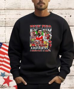 Bukayo Saka Arsenal FC graphic poster shirt