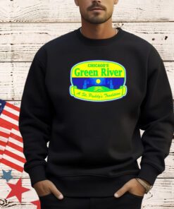 Chicago’s green river a St Paddy’s Tradition shirt