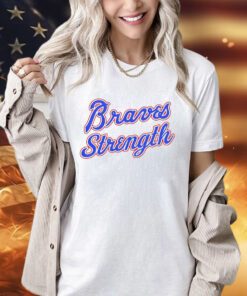 Chris Sale wearing Braves strength shirt