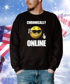 Chronically Online Ironic Thumbs Up Emoji T-Shirts