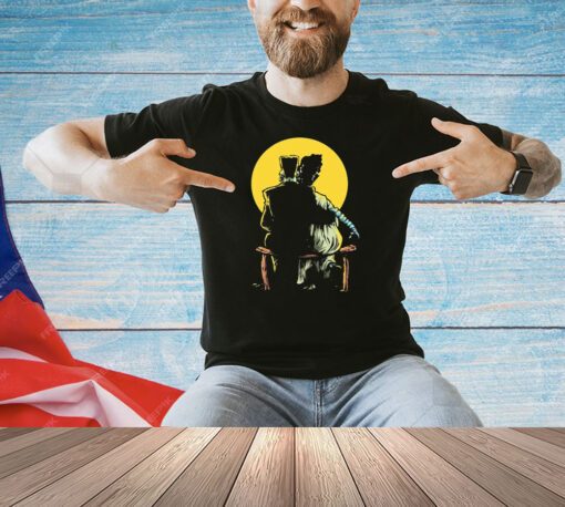 Frankenstein Monster and Bride Gazing at the Moon Shirt