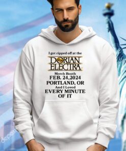 I got ripped off at the Dorian Electra merch booth feb 24 2024 Portland shirt