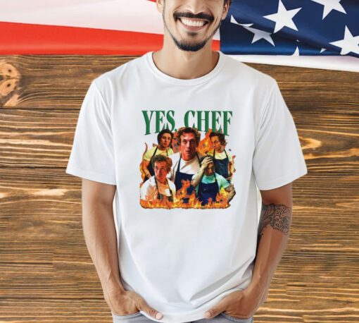 Jeremy Allen White yes chef fire shirt