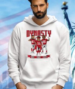 Kansas City Chiefs 2023 world champs dynasty caricatures shirt