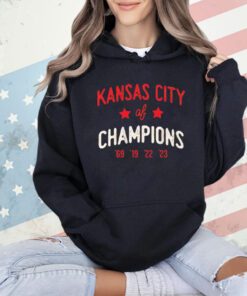 Kansas City Chiefs Of 4x Champions 69 19 22 23 shirt